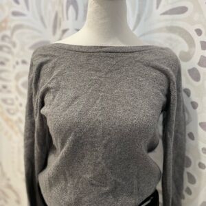 Banana Republic wool boatneck tie back sweater